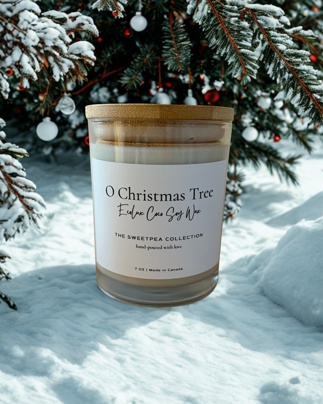 O Christmas Tree EcoLux Candle – Evergreen Magic in a Jar