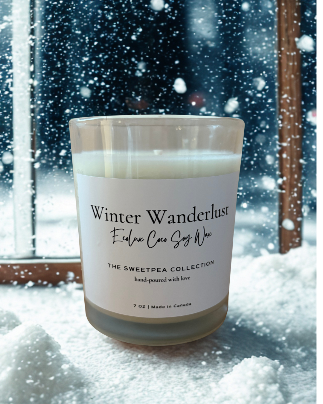 Winter Wanderlust EcoLux Candle – Snowy Forest Escape in a Jar