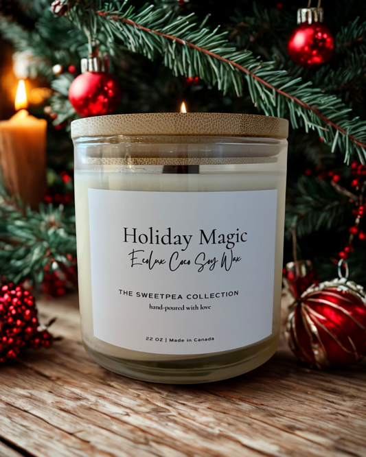 Holiday Magic EcoLux Candle – Wintermint Dream in a Jar