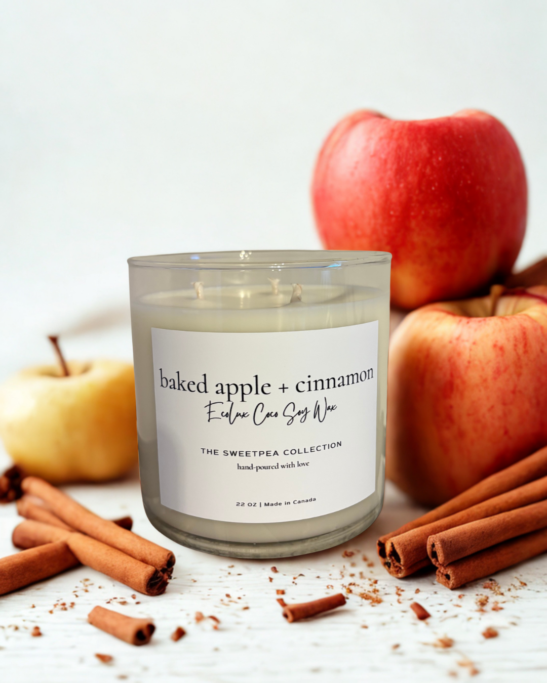 Baked Apple + Cinnamon EcoLux Candle